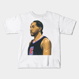 Kawhi Leonard Vector Tees Kids T-Shirt